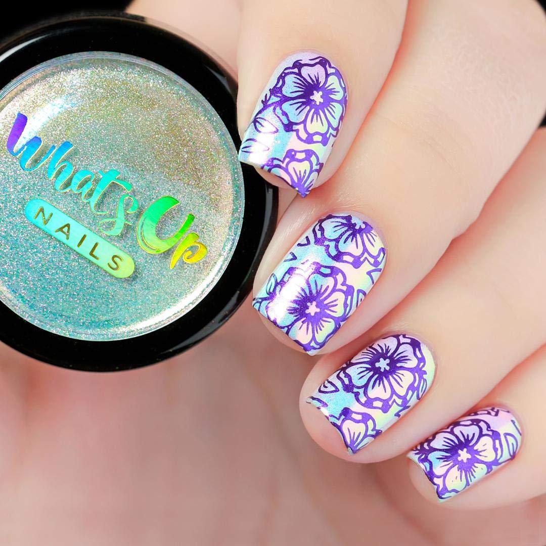Whats Up Nails - Aurora Pigment Powder For Unicorn Nails