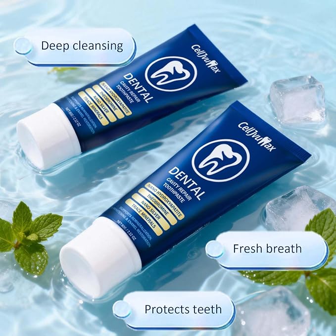 Enamel Repair Toothpaste for Cavity Protection, Transparent Gel to Strengthen Teeth and Support Gum Health, Daily Dental Care for Oral Hygiene (02)