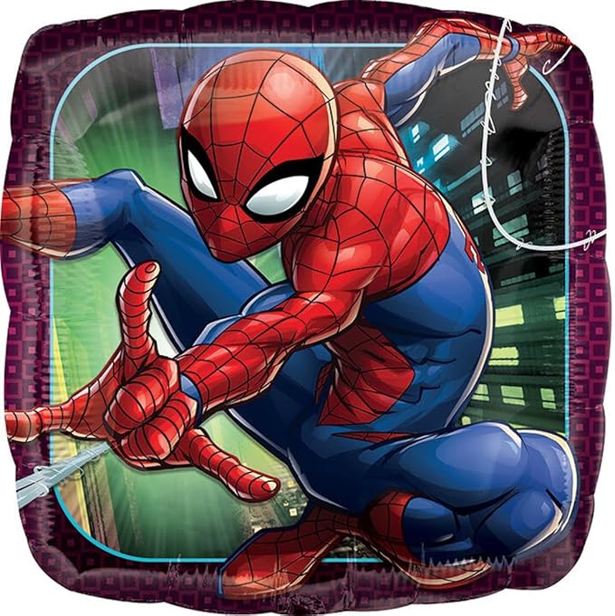 Anagram Spiderman Webbed Wonder Birthday Party Supplies 6 pc Balloon Bouquet Decorations