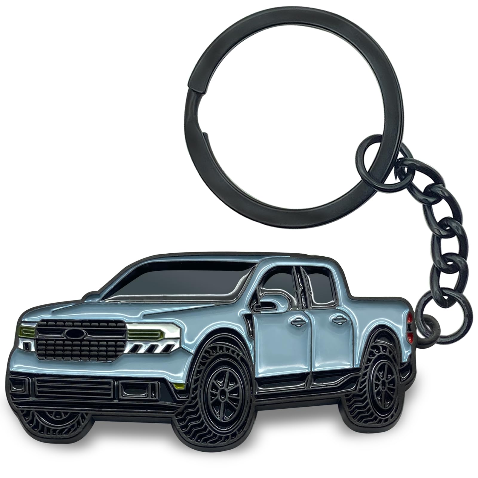 HAILIWEI Cool Metal Keychain, for Ford Maverick Accessories, for Maverick Owner Keys and Backpacks, Can be used as Decorative Pe