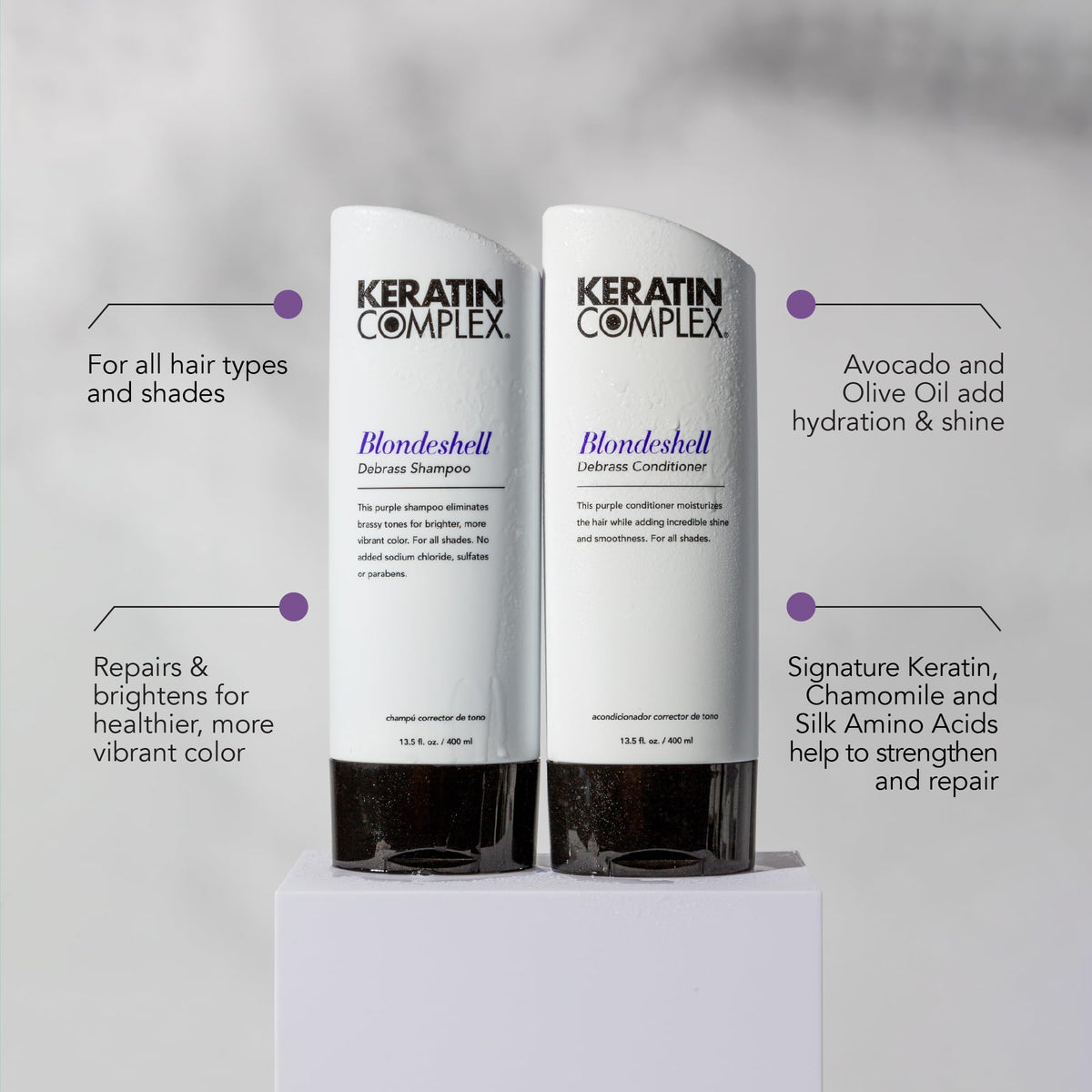 Keratin Complex Blondeshell Debrass Conditioner (13.5 oz.)