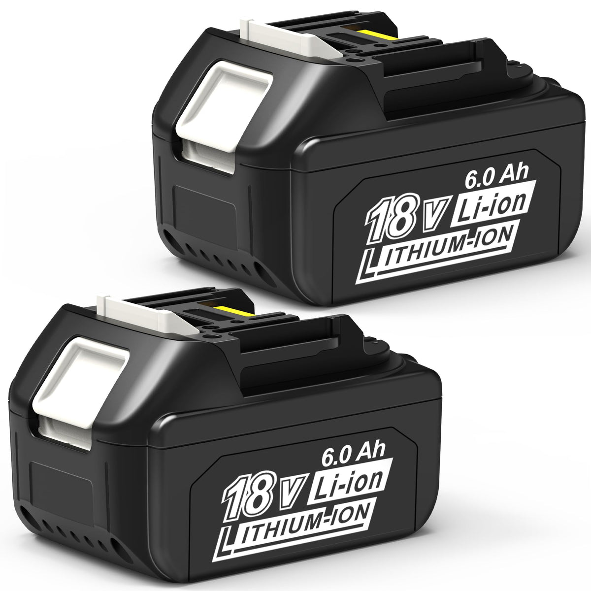 CHAUNVEN 6.0Ah Battery Replacement for Makita 18V Battery Compatible with 18 Volt BL1860B BL1850B BL1840B BL1830B BL1815B Batteries
