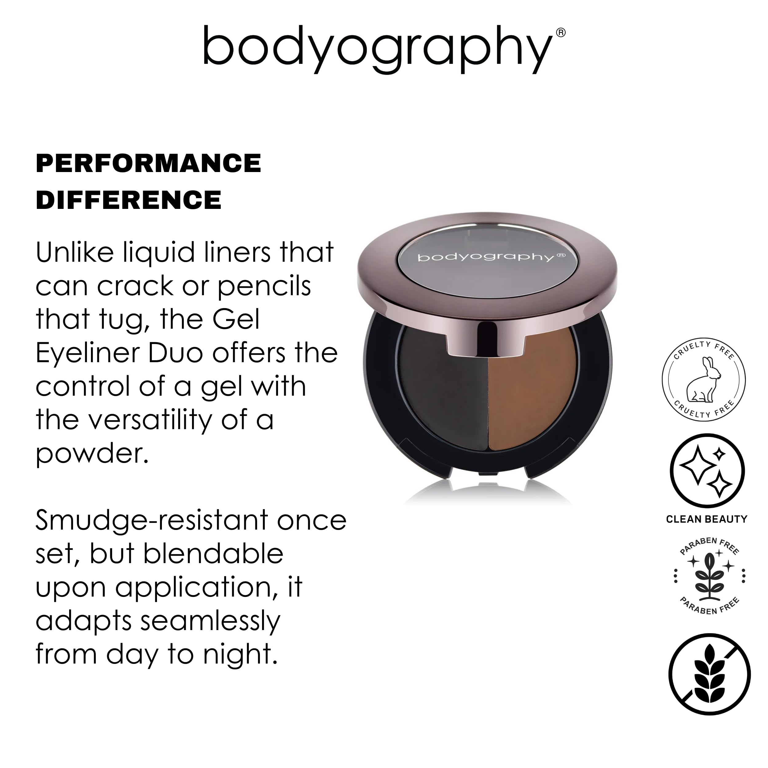 Bodyography Gel Eye Liner - Espresso Noir for Women - 0.12 oz Eyeliner