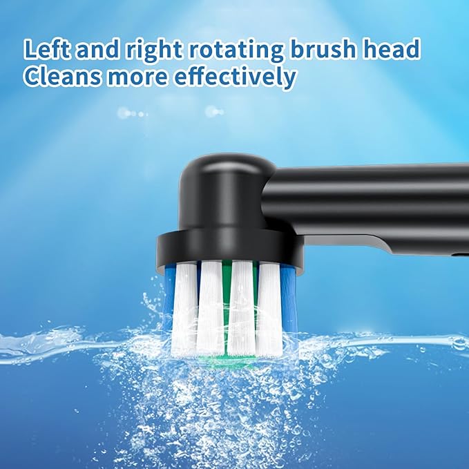 Deep Clean Rechargeable Electric Powered Toothbrush,Pressure Sensor to Protect Gums (Light White)