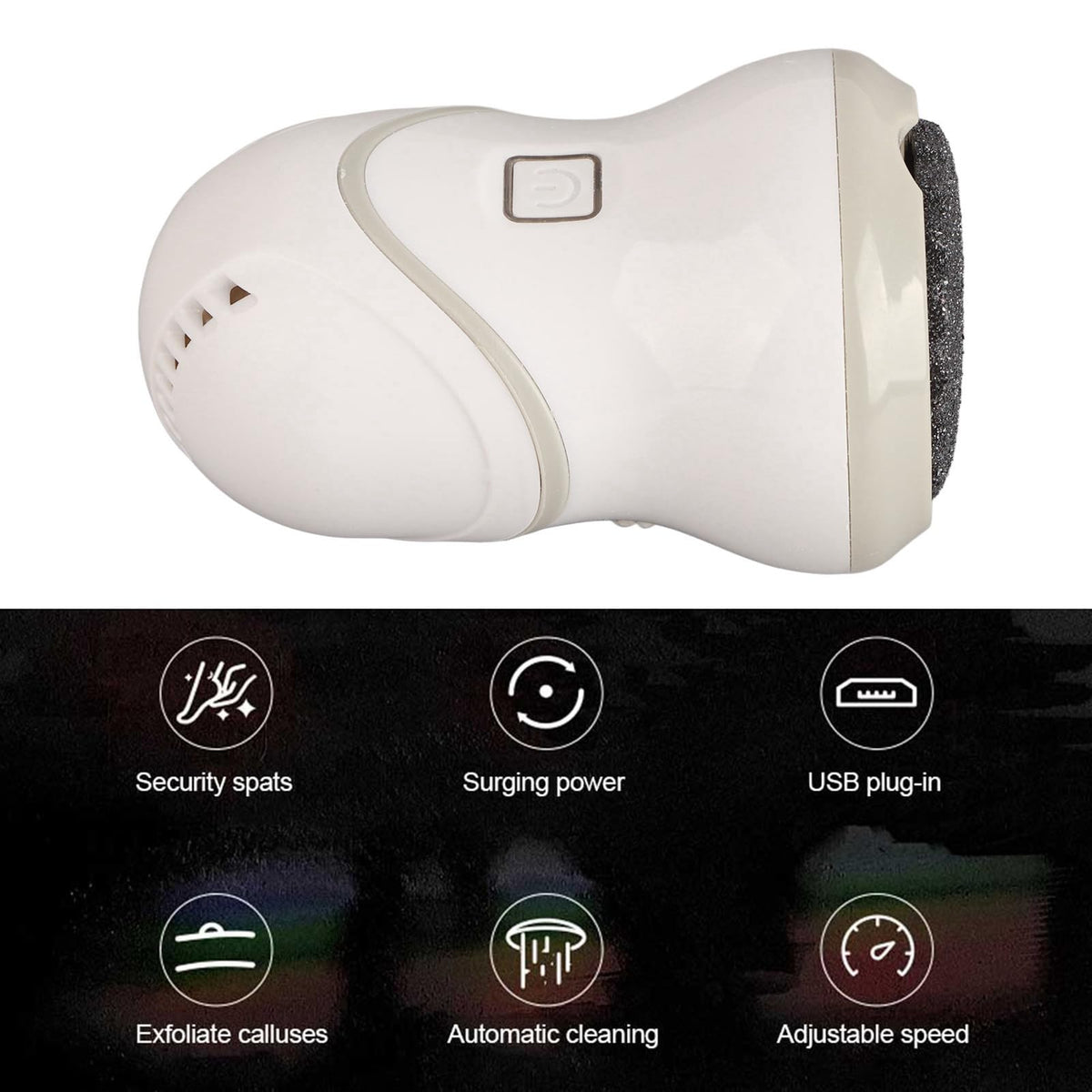 Electric Foot Grinder, Vacuum Skin Friendly Foot Callus Remover for Bedroom
