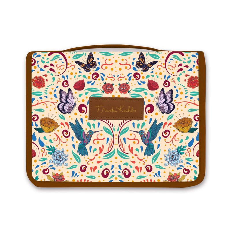 Grupo Erik Frida Kahlo Travel Toiletry Bag with Swivel Hook