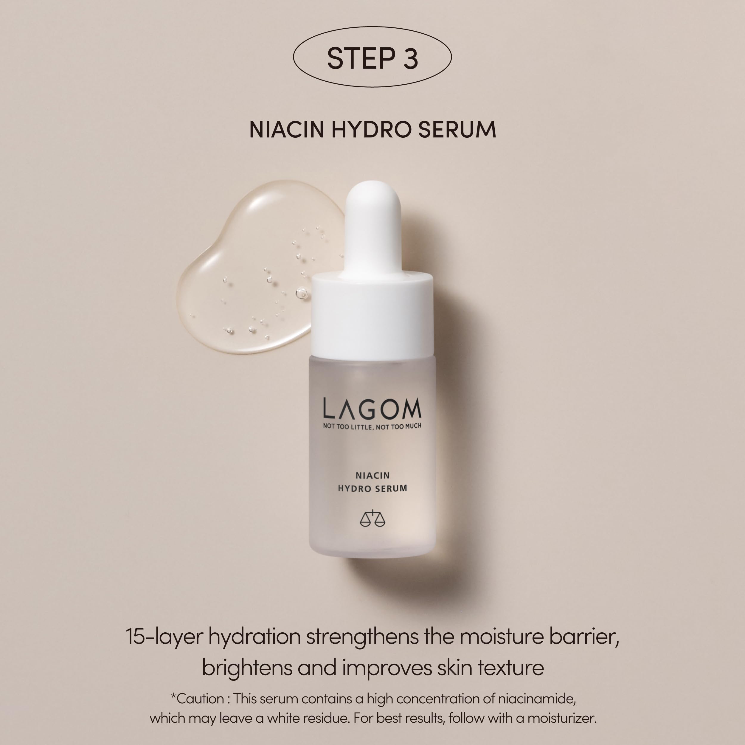 LAGOM Mini 5-Step Travel Kit | Daily Cleansing Skincare Kit, Gel to Water, Micro Foam Cleanser, Essence Toner, Niacin Serum, Deep Moisture Cream, Korean Skin Care Trial Kit