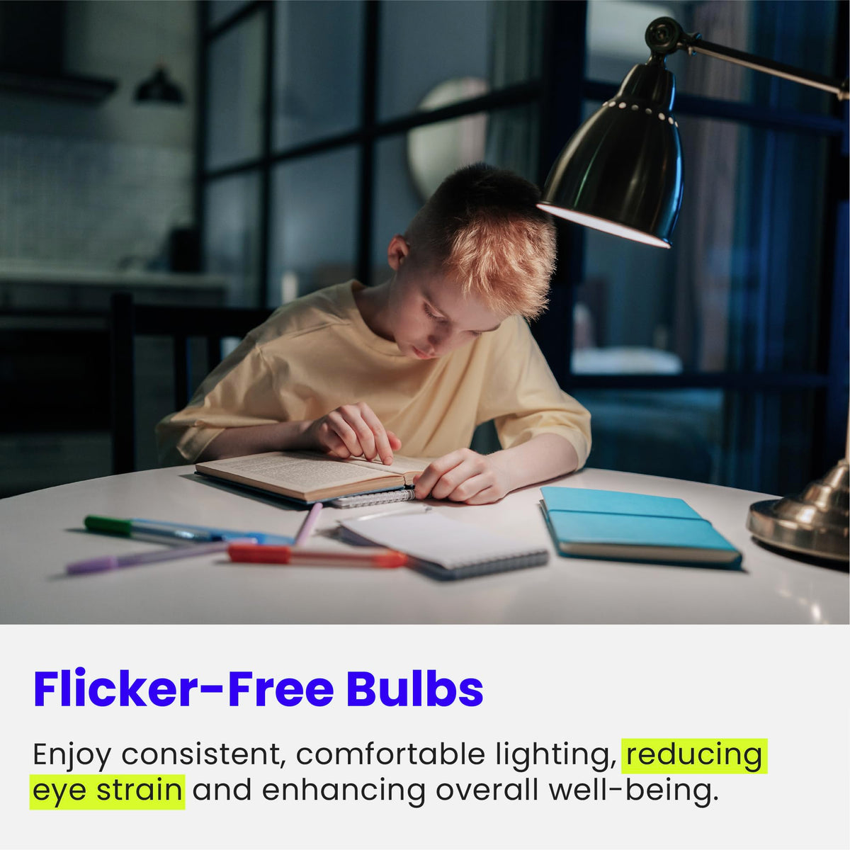Feit Electric A19 LED Light Bulb, 40-Watt Equivalent,3500K White,E26 Base,450 Lumens,11,000-Hr Lifespan,General-Purpose Residential or Commercial Applications,A450/835/10KLED/4,4 Count (Pack of 2)