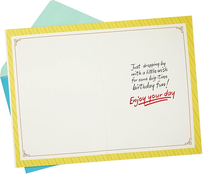 Hallmark Peanuts Birthday Card (Snoopy, Balloons)