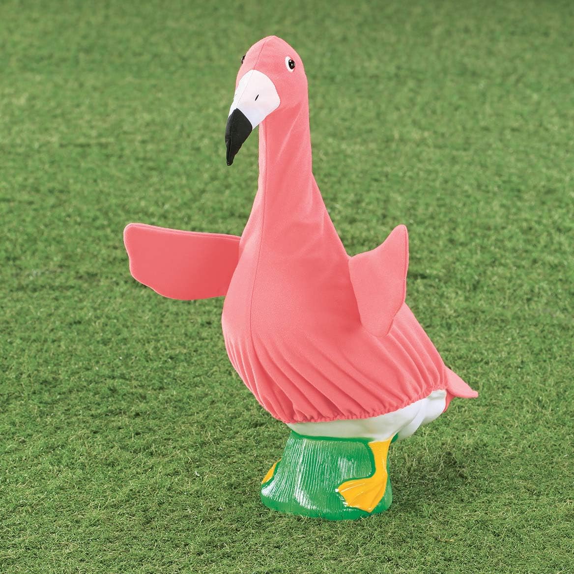 Gaggleville Flamingo Goose Outfit, Fits Large 23" H Statue, by Fox