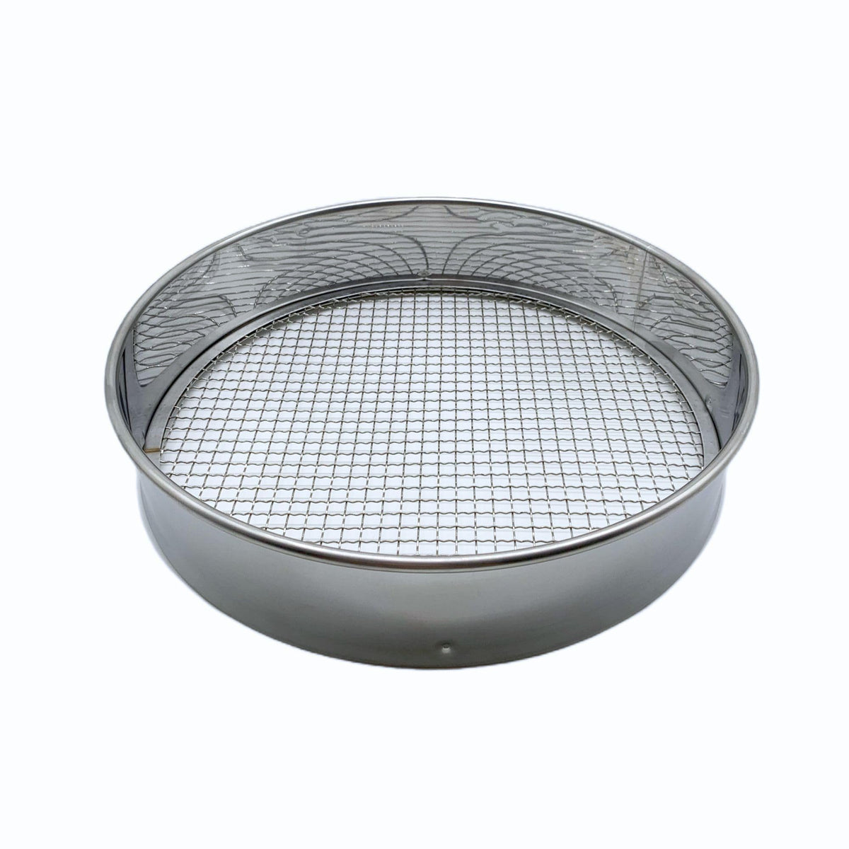 Soil Sifter Set with 3 Sieve Meshes for Rock and Sand - Stainless Steel