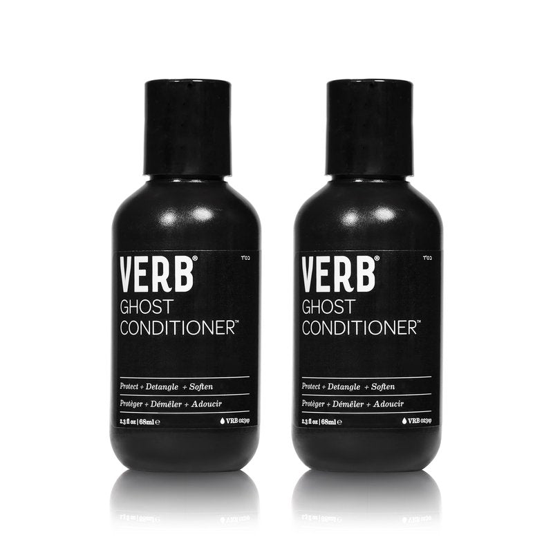 VERB Ghost Conditioner, 2.3 fl oz - 2pk- Infused with Moringa Oil -Moisturizes Fine and Weighed Down Hair - Vegan, No Parabens or Harmful Sulfates