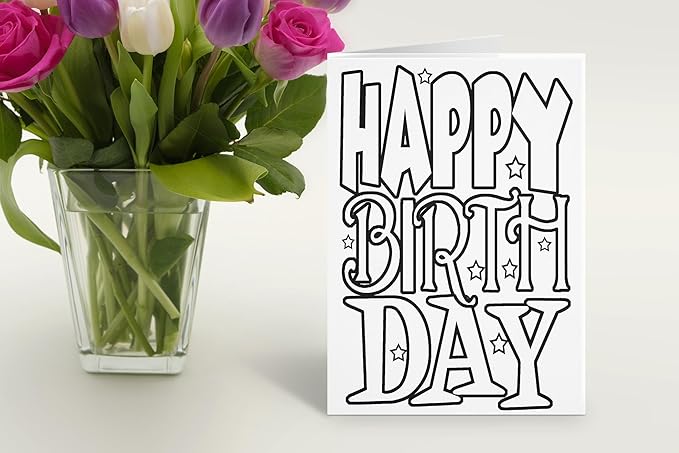Stonehouse Collection | Kids Color-In Greeting Cards for All Occasions | Birthday, Thank You, Christmas, Halloween, Thanksgiving, Valentine's Day | Fun & Creative DIY Cards for Children (Holiday Assorted)