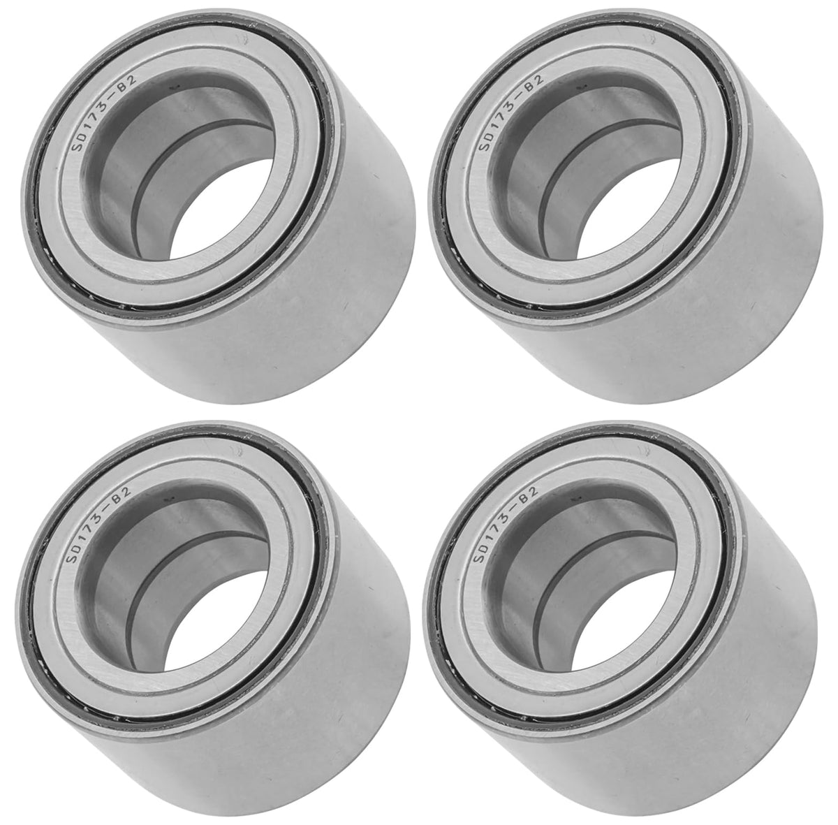 Caltric 4 Front Rear Wheel Ball Bearing Compatible with Arctic Cat Wildcat X 1000 / 4X 1000 2013-2017