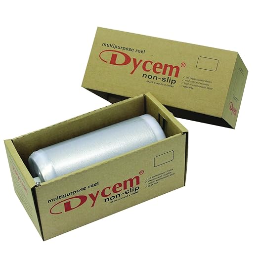 Dycem 50-1503S Non-Slip Material, Roll, 8" x 16 yard, Silver