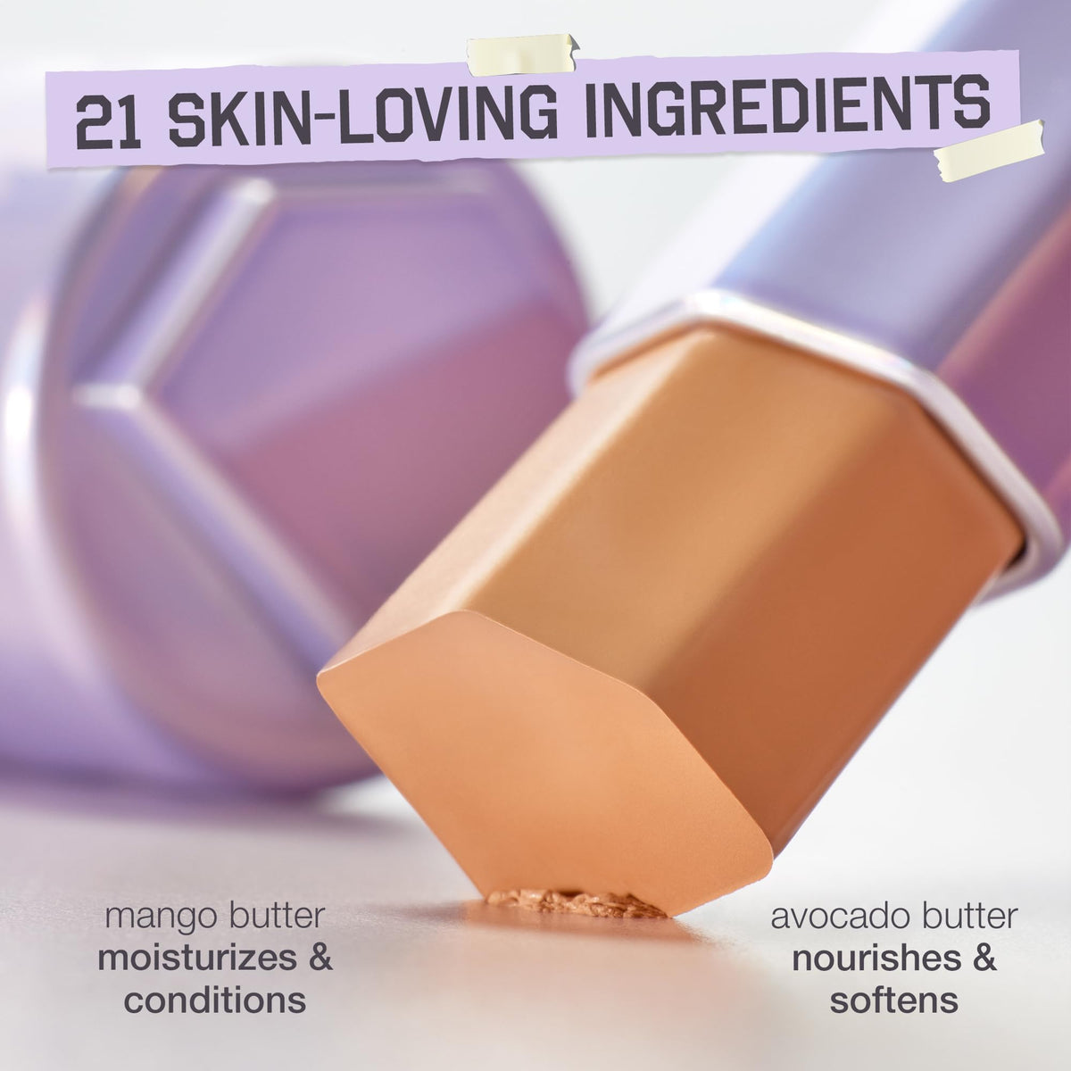 tarte shape tape blur concealer stick - Full Coverage Crease-Proof Makeup, Diamond-Shaped Precision Tip for Instant Eye Lift Effect, 50% Skin-loving Ingredients, Vegan & Cruelty-Free full size, 12B
