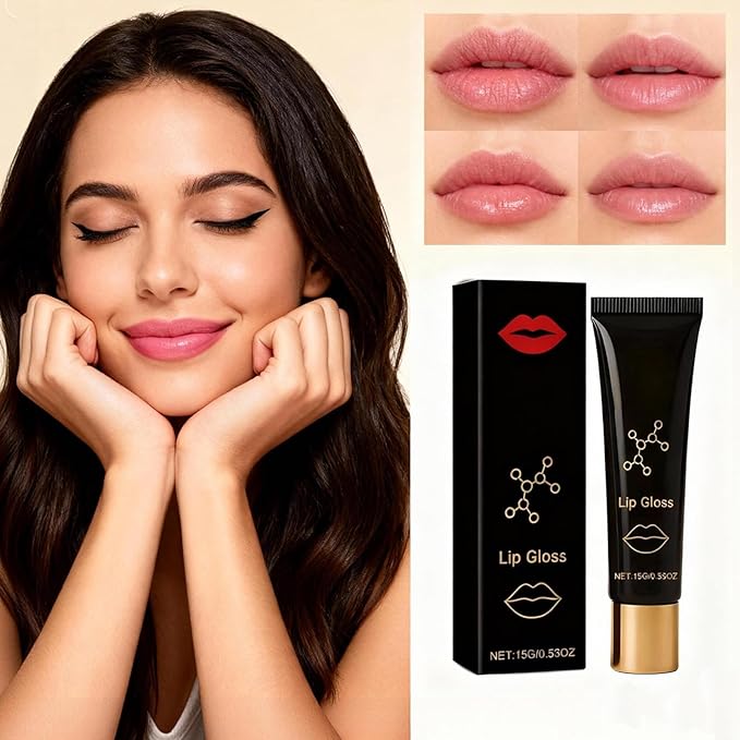 Herbionyx Luxury Lip Gloss, Herbionyx Lip Booster Serum, Hydrating And Nourishing Lip Oils, Hydra Lip Gloss Serum, Moisturizing Plumping, Long Lasting Transfer-Proof Lipstick, Non-Sticky (3 Pcs)