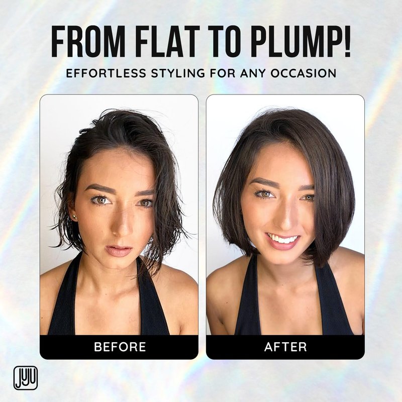 Juju Plump Lightweight Hair Volumizing Spray 6 Fl Oz - Volumizing Hair Spray for Women, Fragrance Free Hairspray Volume for Medium to Fine Hairs, Airy Feel Styling Root Volume Sprays for Women