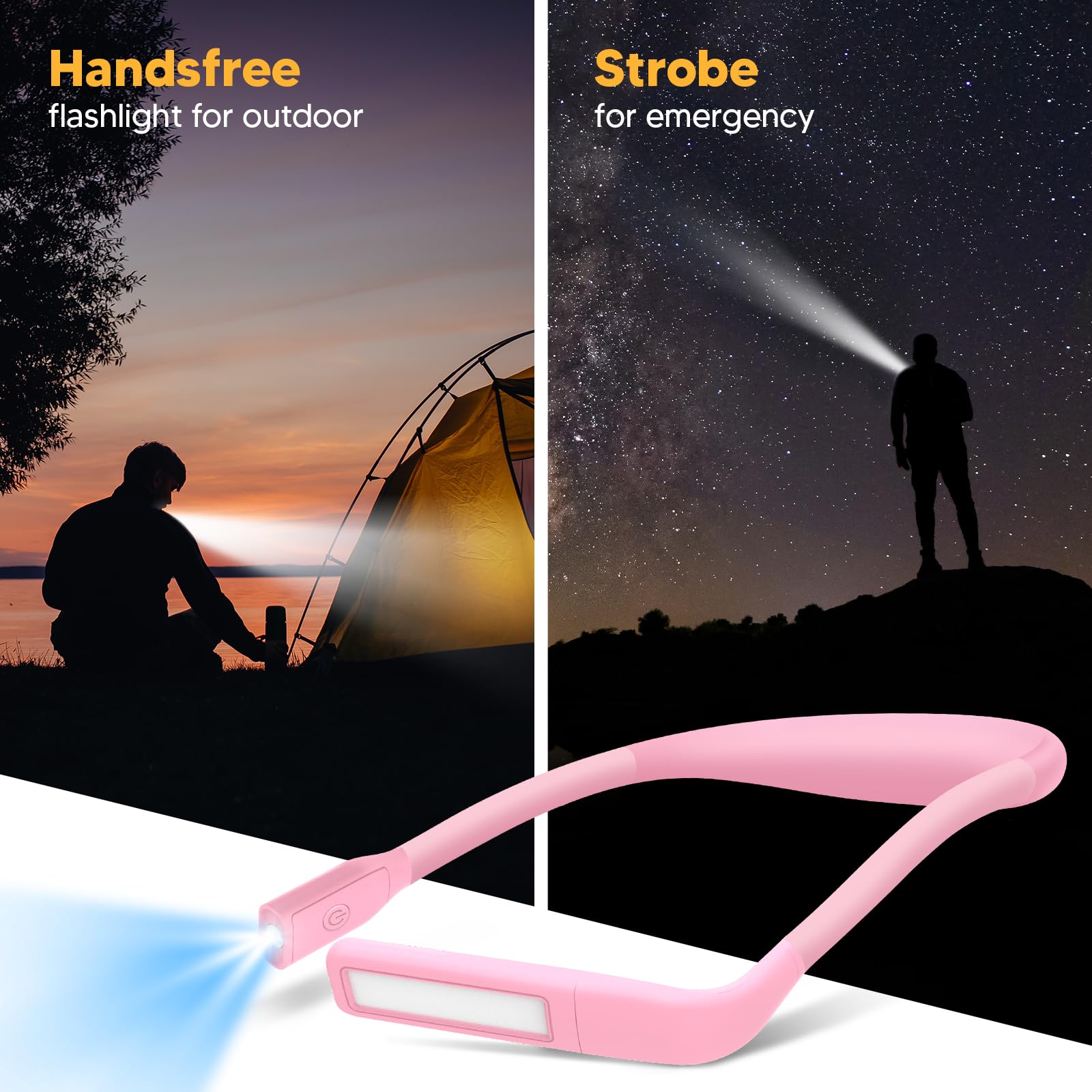 Neck Light for Reading in Bed at Night, Back to School Supplies College Dorm Essential Reading Light,Knitting Accessories Sewing Supplies Birthday Gifts for Women Mom Wife Nurse Gifts for Teen Girls