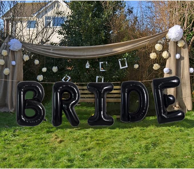 TONIFUL 40 Inch Large Black B Letter Jumbo Helium Balloons,Foil Mylar Big Alphabet Balloons for Birthday Party Anniversary Supplies Decorations
