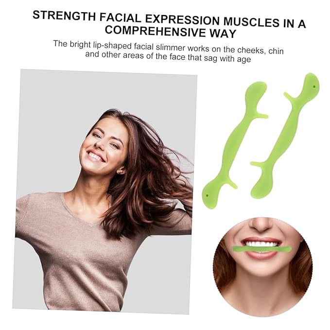 FRCOLOR Silicone Lip Shaper Ergonomic Mouth Tightener for Speech Clarity and Facial Muscle Exercise -wrinkle Beauty Tool for