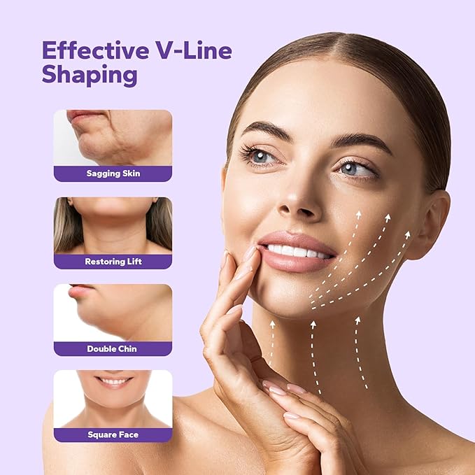 V-Line Lifting Chinstrap, V-Line Mask, Chinstrap for Sleeping, Reusable Face Strap, Chin Up Patch, V-Shaped Belt, Shaped Face Mask for Sagging