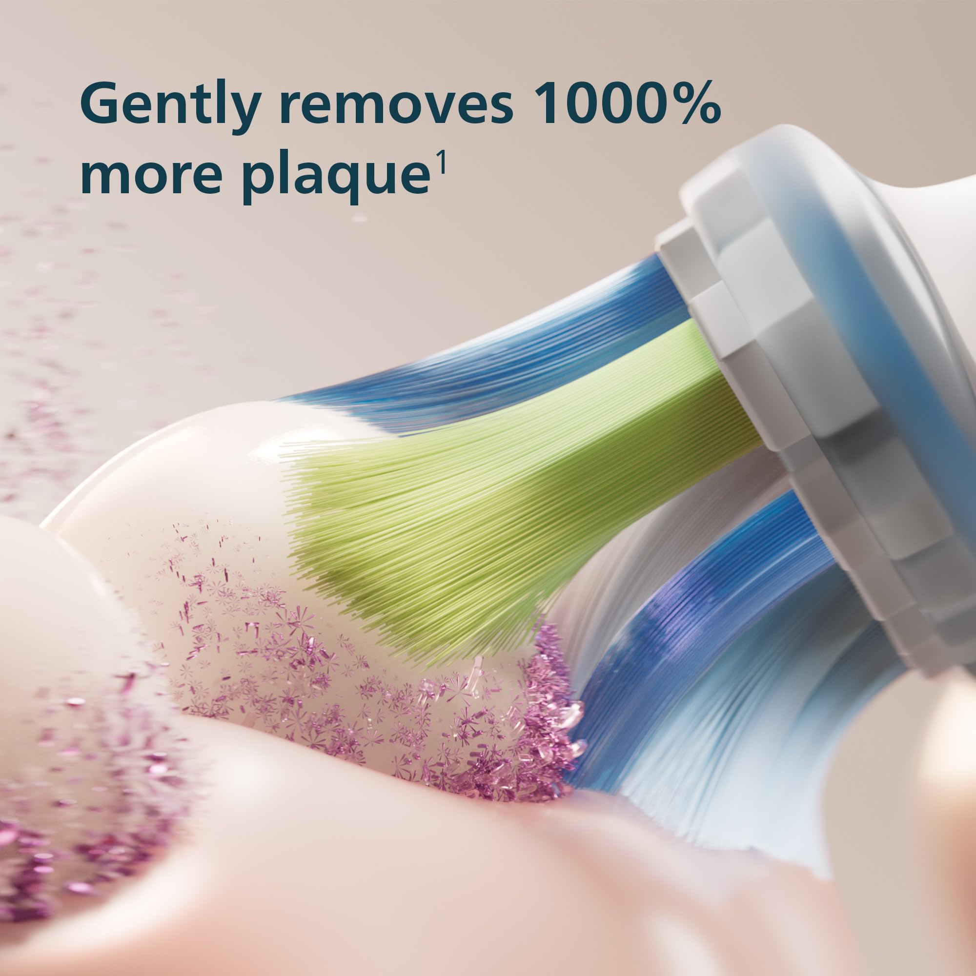 Philips Sonicare 5900 Series Electric Toothbrush, Pressure Sensor, 6 Brushing Settings, SmarTimer, BrushPacer, 21-Day Runtime, Gentle Professional-Clean Feel, for Sensitive Gums, Navy, HX7133/02