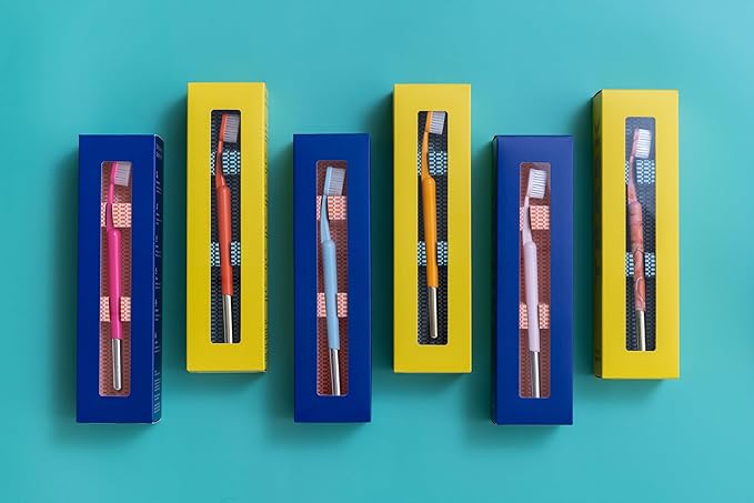 TRASK The Better Brush - Luxury Soft Bristle Dentist Designed Manual Toothbrush for Adults, Matcha Mint