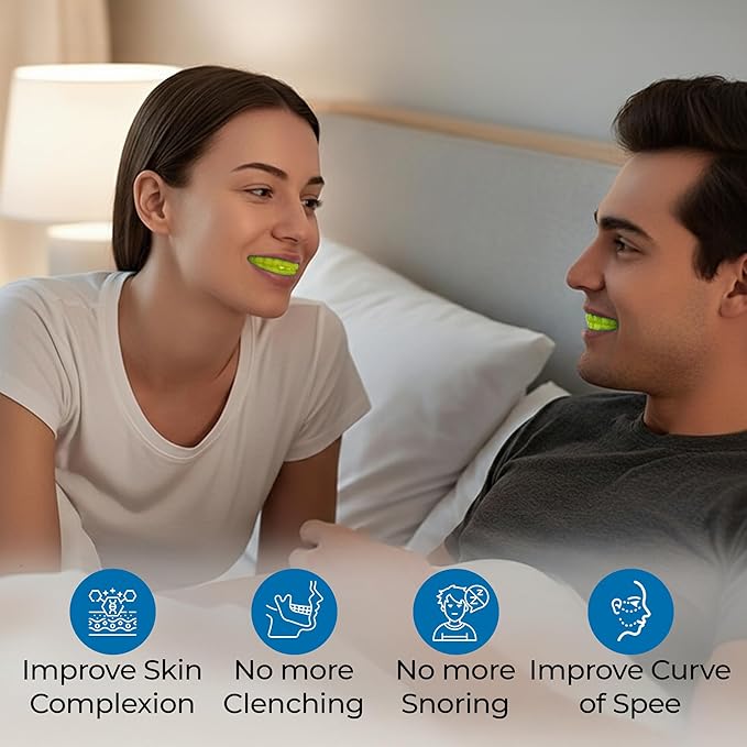 Reviv R2 Mouth Guard for Teeth Grinding & Clenching (Large) – Soft Silicone Night Guard, Pre-Formed Fit, Case Included – for Standard & Wide Jaws