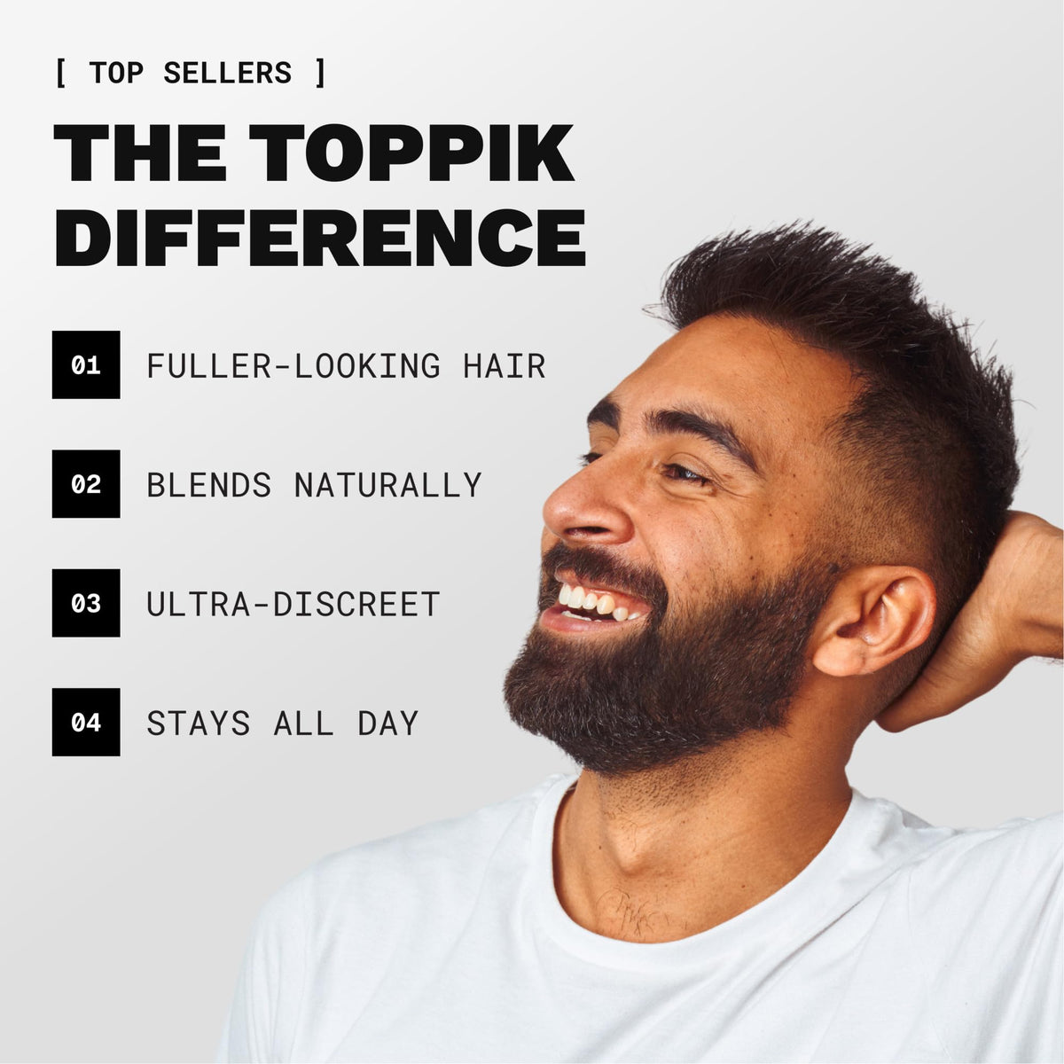 Toppik Hair Building Fibers, Black, 27.5g Fill In Fine or Thinning Hair, Instantly Thicker, Fuller Looking, 9 Shades for Men & Women, Keratin Protein Formula