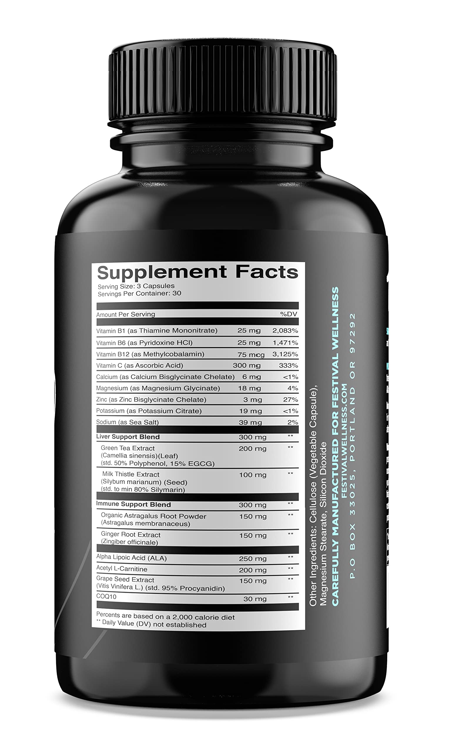 Tempo: Festival Prep | Immune Support | Pre-Festival, Rave, and Party Supplement | Neuroprotective + Boosts Immune System, Supports Liver Detox, Replenishes Electrolytes