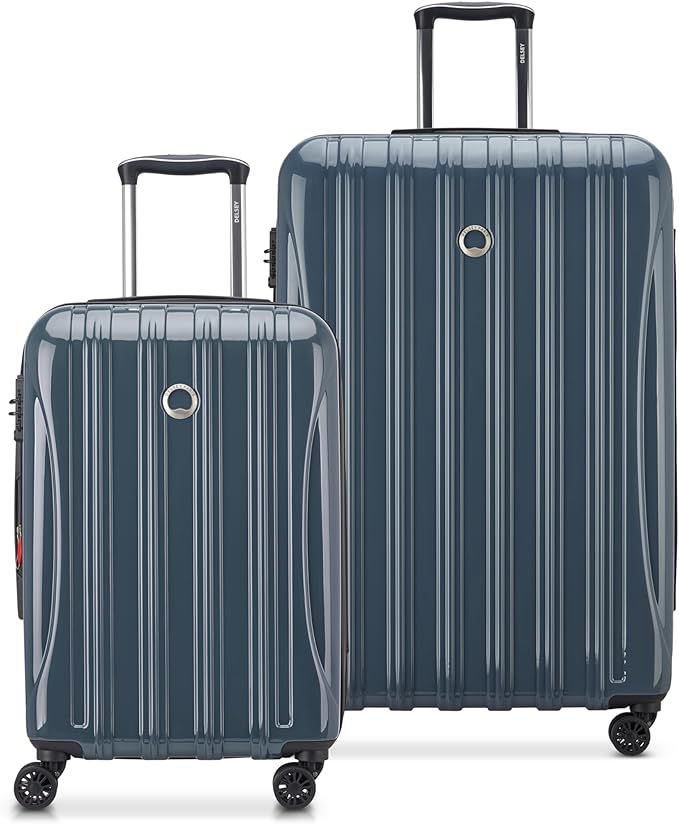 DELSEY PARIS Helium Aero Hardside Expandable Luggage with Spinner Wheels, Orion Blue, 2-Piece Set (21/28)