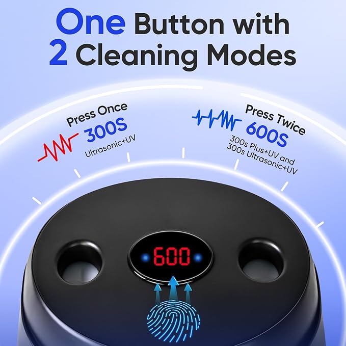 MySmile Ultrasonic Retainer Cleaner Machine with Tablets- 45kHz Black Dental Pod with 200ML Capacity and MySmile Retainer Cleaner with 120 Denture Cleaning Mix Flavor Tablets