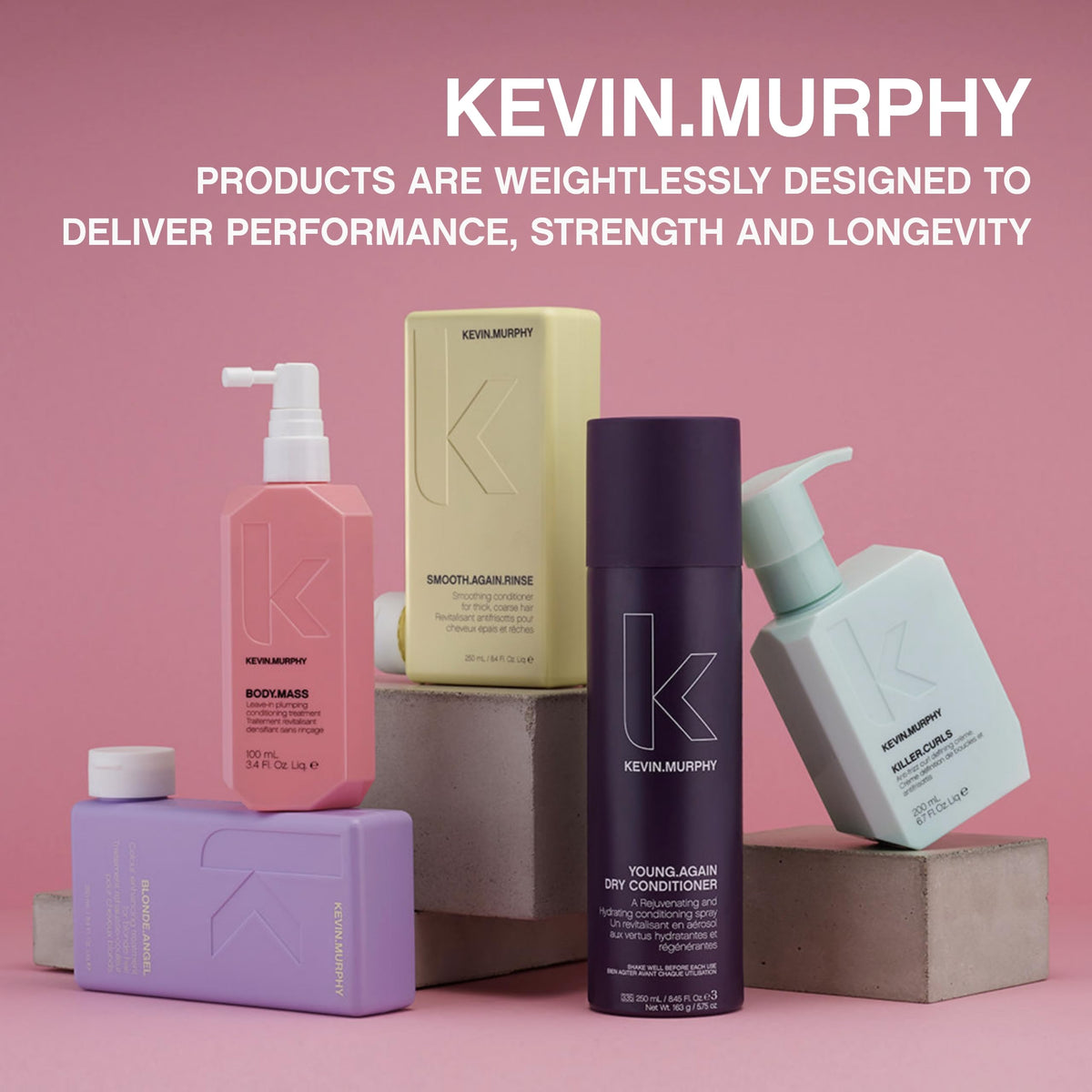 KEVIN.MURPHY HYDRATE-ME.RINSE - Moisturising Conditioner - For Normal & Dry Hair - Hair Repair - Colour Safe Conditioner - With Antioxidant Blend & Kakadu Plum - 250 mL / 8.4 fl oz