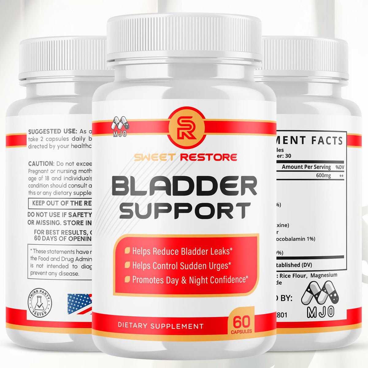 (2 Pack) Sweet Restore Bladder Control Capsules, Official Sweet Restore Bladder Control Pills with All Natural Ingredients, Support Bladder Health, Maximum Strength Vitamins Supplement (120 Capsules)