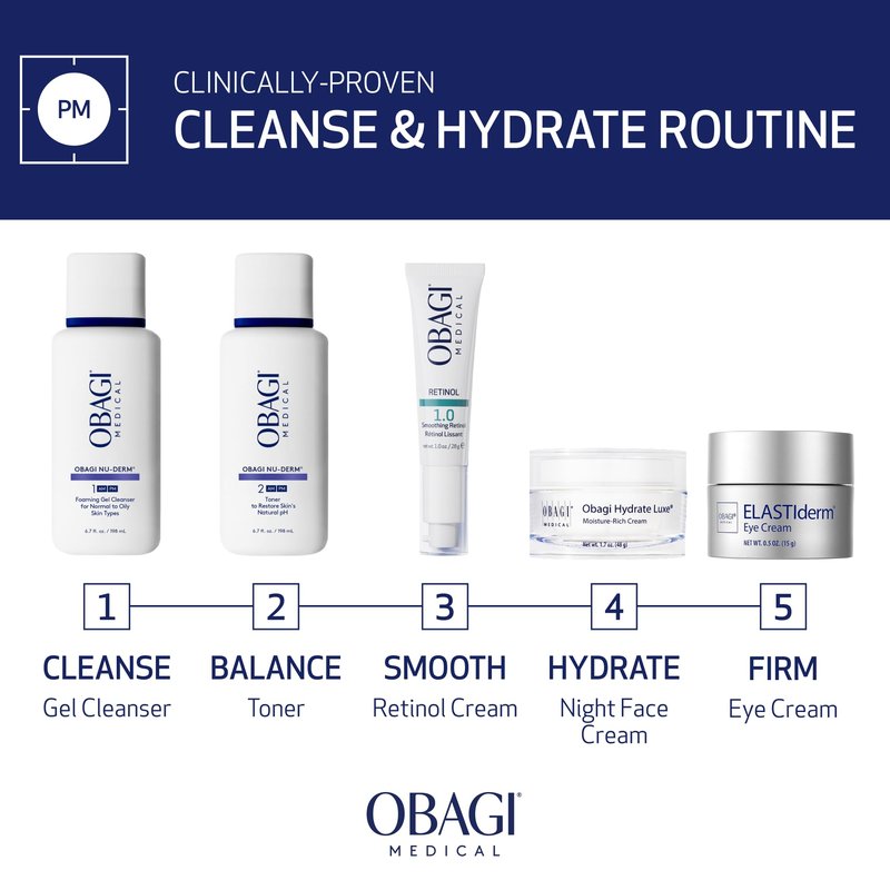 Obagi Nu-Derm Foaming Gel for Face- Hydrating Cleanser With Aloe Vera- Foaming Facial Cleanser for a Vibrant Complexion- Lightweight Purifying Face Cleanser- Skincare Product for Smooth Skin- Deep-Cleansing Formula for Normal to Oily Skin- 6.7fl oz