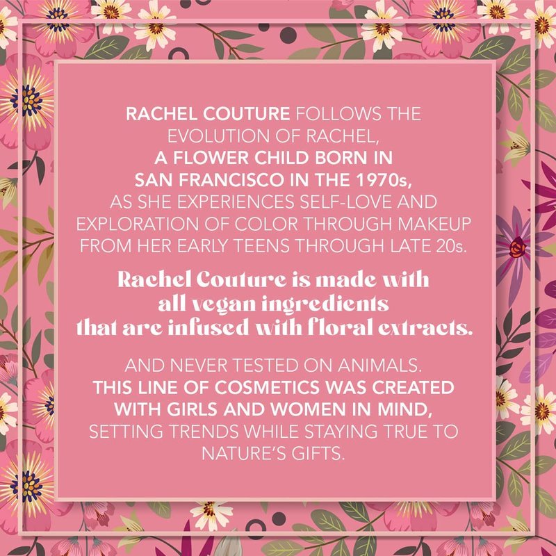 Rachel Couture Eyeshadow Palette with Natural Ingredients & Pure Pigments | Vegan & Cruelty-Free | Infused with Natural Botanical Extracts – 16 Colors - Golden Clove