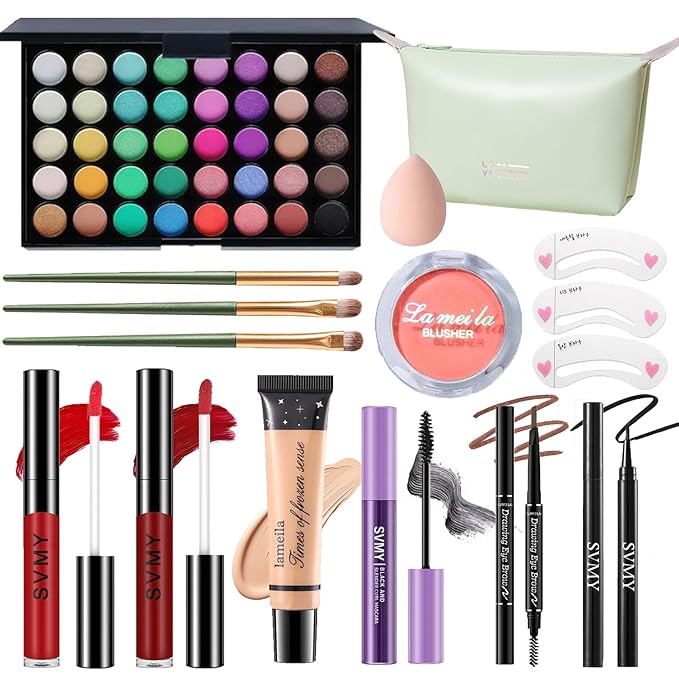 Makeup Set for Women, Makeup Full Kit for Beginners & Professionals, Travel Make up Set for Teens & Adults, Make up Gift Set for Girls, Eyeshadow Palette, Lip Gloss