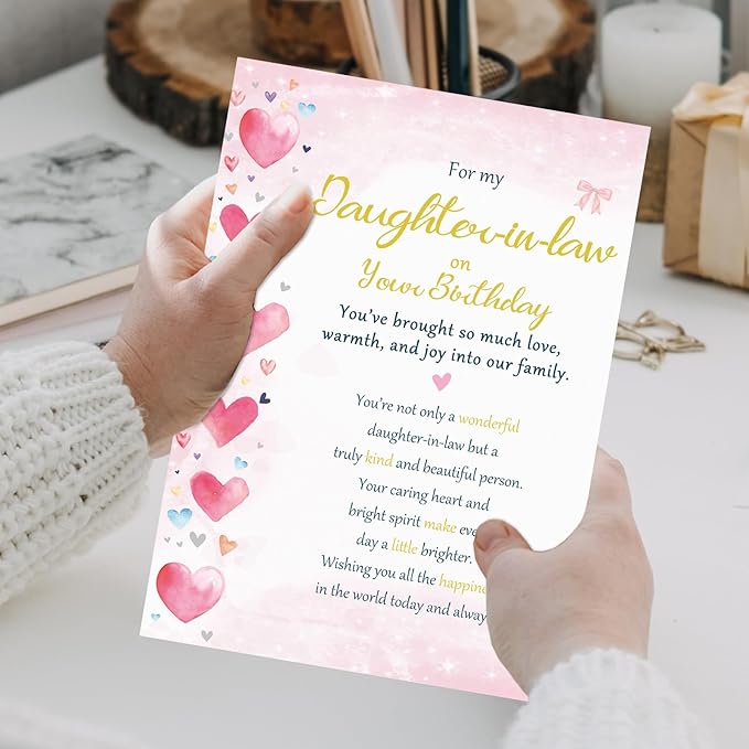 Funny Birthday Card for Daughter-in-Law, Wonderful Yet Heartfelt Greetings from Mother-in-Law