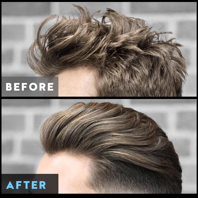 JVR Hair Clay for Men and Women, Medium Hold Matte Finish Hair Clay, Texturizing Clay Hair Product Men with Natural and Organic Ingredients, Easy To Wash Out, For All Hairstyles Cream (2.86 oz)