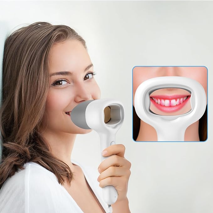 Plaque Disclosing Tablets Alternatives Rechargable Dental Plaque Detector Light Shows Plaque Lamp Instant Display Tooth Calculus Discloser for Kids or Adults Correcting Brushing Habits