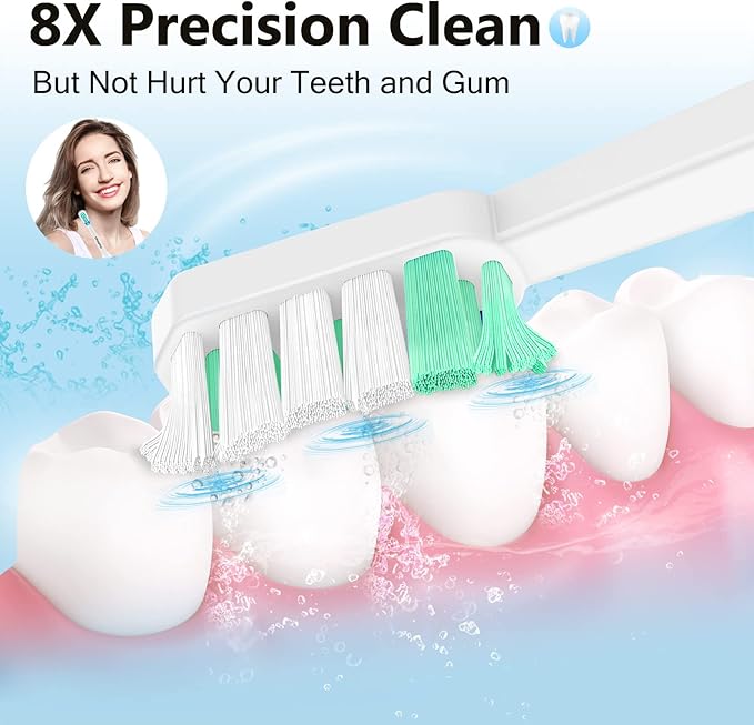 Electric Toothbrush Replacement Heads for Philips Sonicare ProtectiveClean DiamondClean HX9023, 10 Pack