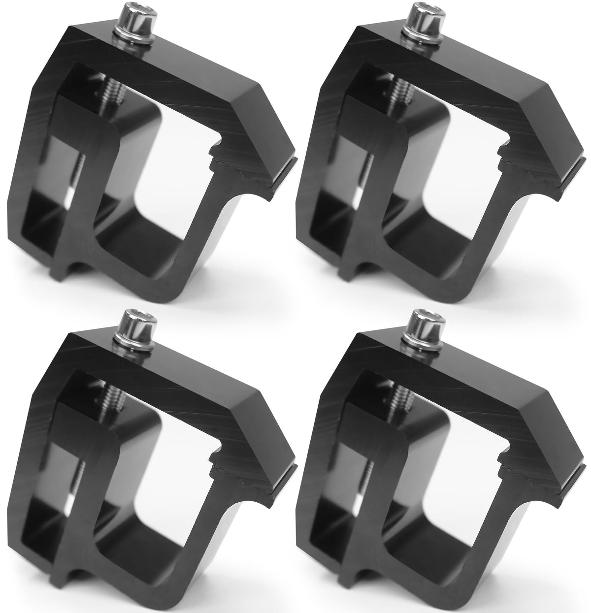MaxxHaul 50843 Mounting Clamps - 4 PCS - For MaxxHaul 50613/50614 / 50621 Aluminum Truck Racks
