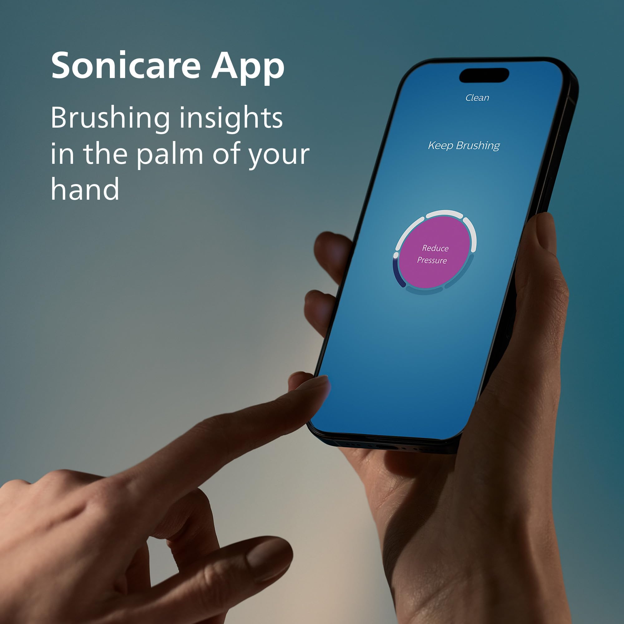 Philips Sonicare DiamondClean 9000 Electric Toothbrush - Sonic Toothbrush with App, Pressure Sensor, 12 Brushing Settings, Replacement Reminder, Charging Travel Case, White & Pink, 2-Pack, HX9912/72