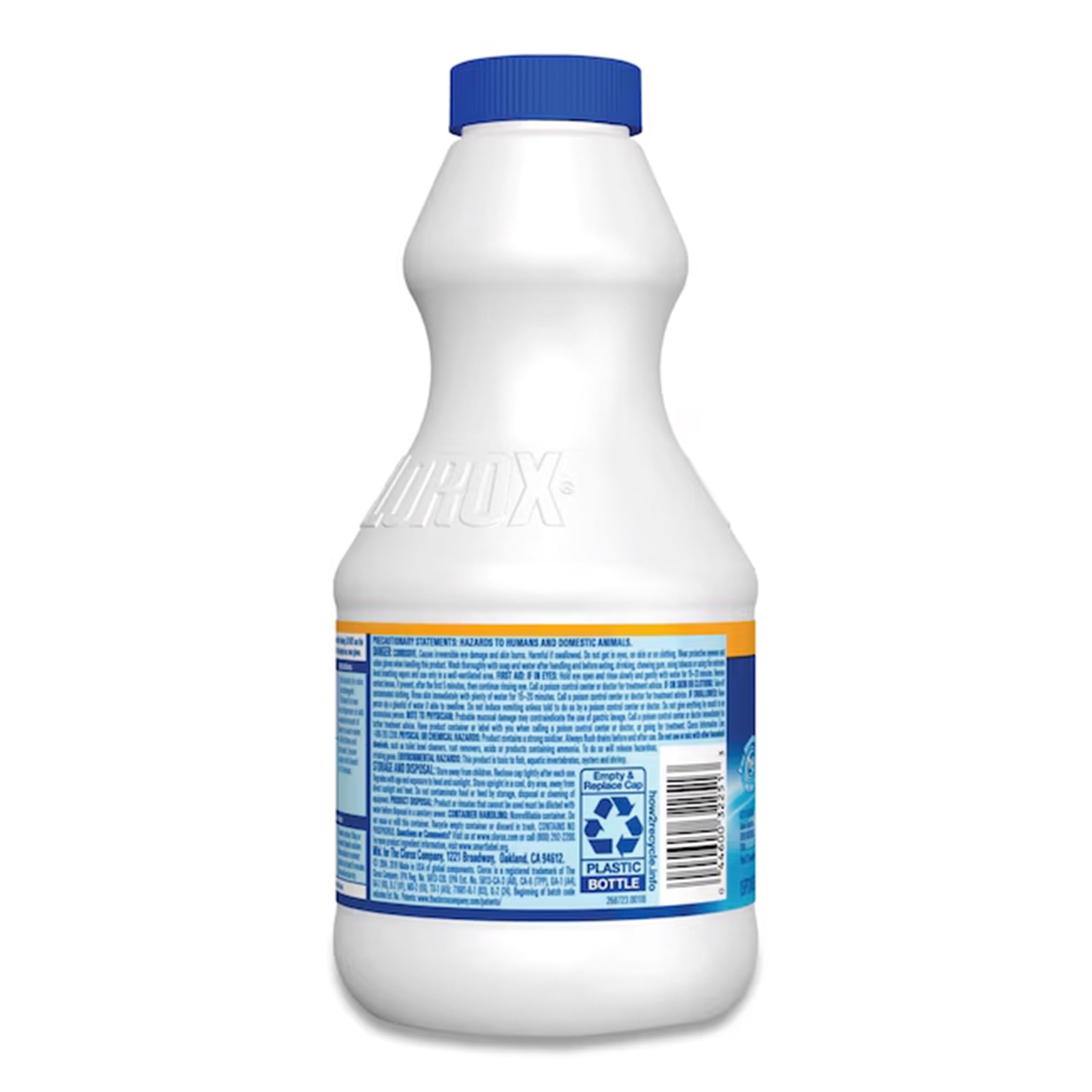 Clorox Regular Disinfecting Bleach Cleaner, 2 Pack Concentrated Liquid Bleach, Removes Mold, Mildew and Stains, Whitens, for Multi Purpose Cleaning and Laundry, 24 oz Bottles