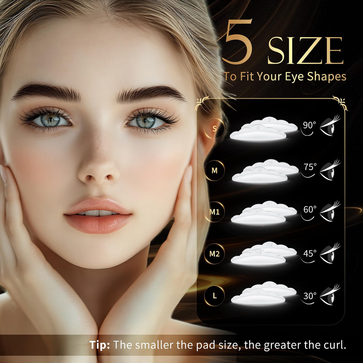 Lash Lift Kit, Eyebrow Lamination Kit, Eyelash Perm Kit, 2 in 1 Professional Eyelash Curling Lash Extension & Eyebrow Lift Kit, Eyelash Lift Kit at Home Diy & Salon, Lasts For 6-8 Weeks (Black)