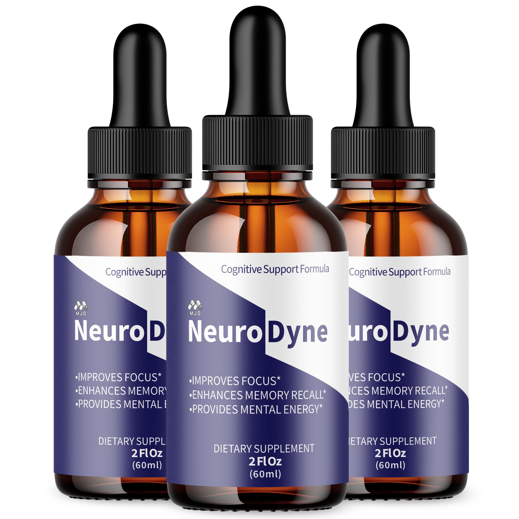 (3 Pack) Neurodyne Drops, Official Neurodyne Memory Drops with All Natural Ingredients, Advanced Neuro Dyne Supplement for Joint Health and Nerve Support with Vitamins for Women and Men (90 Servings)