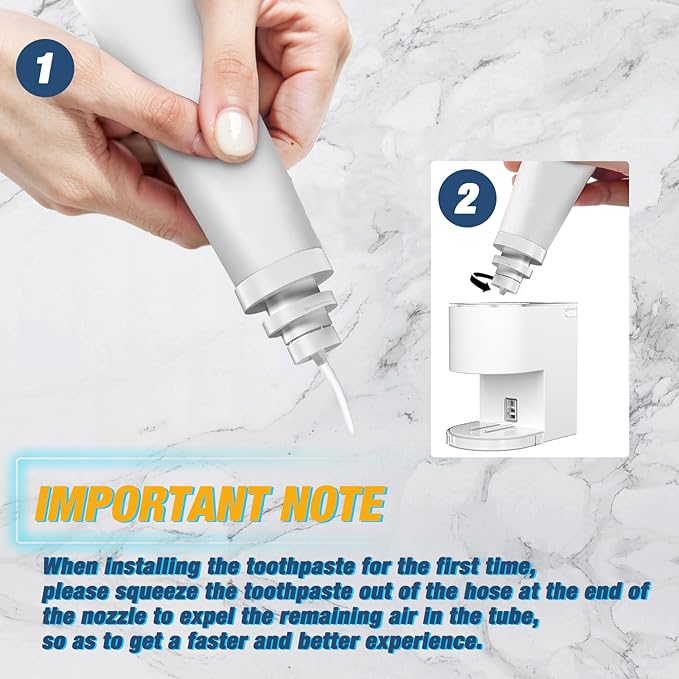 Automatic Toothpaste Dispenser Wall Mounted: Black Electric 6 Adjustable Levels Auto Toothpaste Squeezer Smart Rechargeable Touchless for Kids Adults - Bathroom - Replaceable Parts