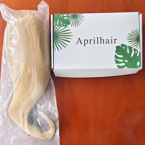 Aprilhair Pre-plucked #27 Honey Blonde 13X4 Lace Front Wigs Straight Glueless 150% Density Brazilian Virgin Human Hair (27 Frontal Wig, 10 INCH)