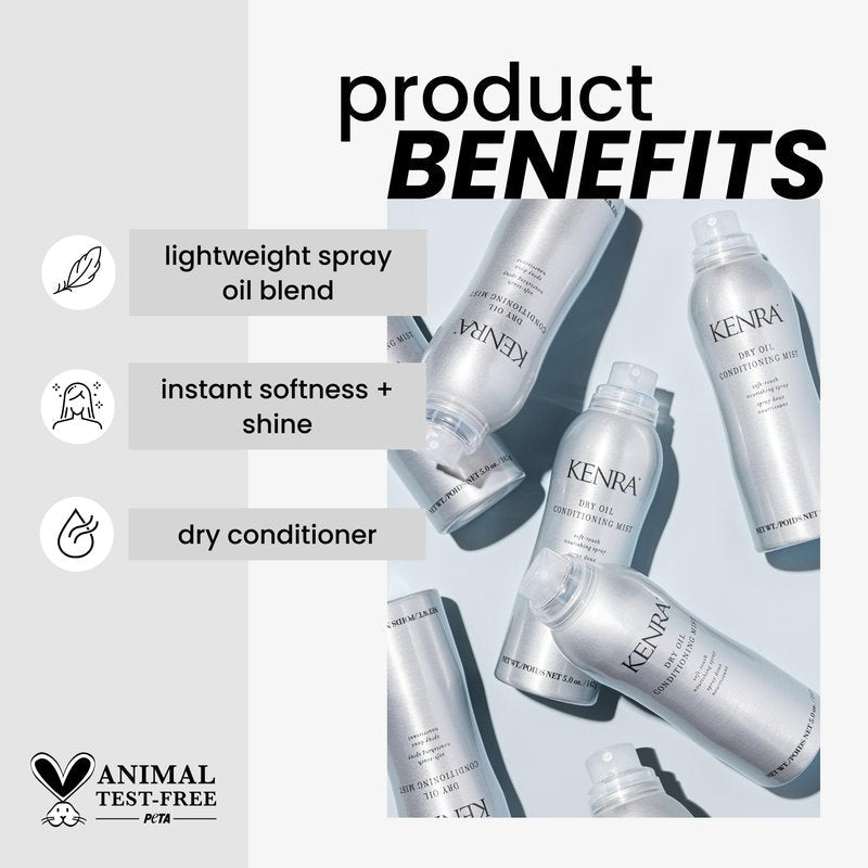 Kenra Professional Dry Oil Conditioning Mist | Soft-Touch Nourishing Spray | Increases Shine & Softness | All Hair